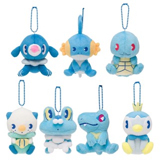 10 ซม. โปเกมอน ยัดไส้ ตุ๊กตาเต่า โตโตเดล โคลน Piplup Oshawott Froakie Popplio เครื่องประดับจี้ตุ๊กตาเด็ก ของขวัญของเล่นเด็ก