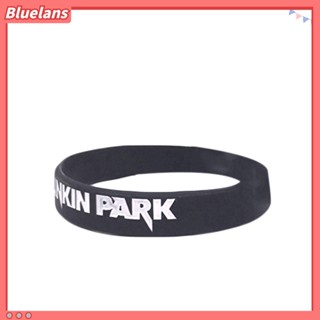 Bluelans สายรัดข้อมือซิลิโคน ลาย Linkin Park Rock ของขวัญคริสต์มาส สําหรับผู้ชาย และผู้หญิง