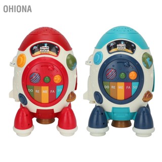 OHIONA Musical Rocket Toy แบบพกพาก่อนการศึกษา 19 Music Keys Space สำหรับเด็ก