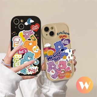 เคสโทรศัพท์มือถือแบบนิ่ม ลายการ์ตูนหมี สีรุ้ง สําหรับ Realme C55 C15 C53 C20 C12 C21Y C25Y C11 C21 C25s C31 C1 C2 C35 C17 C30 C20A 5 8 6s Pro+ 5i 7i 6i 10 6 8Pro 9i 8i