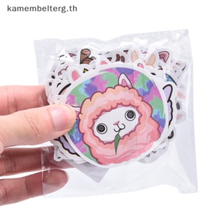 Kam สติกเกอร์ ลายสัตว์ Llama Alpaca สําหรับติดตกแต่งแล็ปท็อป กระเป๋าเดินทาง สเก็ตบอร์ด 50 ชิ้น