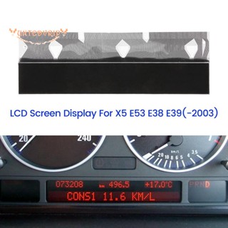 แผงหน้าปัดรถยนต์ หน้าจอ LCD สําหรับ BMW X5 E53 E38 E39(-2003)