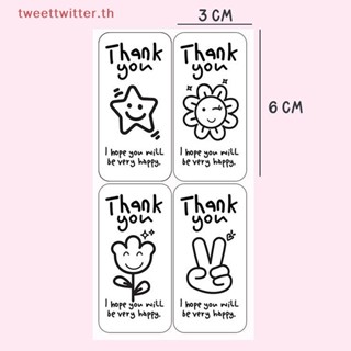 Tweet สติกเกอร์ฉลาก Thank You น่ารัก 25 แผ่น สําหรับตกแต่งกล่องของขวัญ ห่อเบเกอรี่ 100 ชิ้น