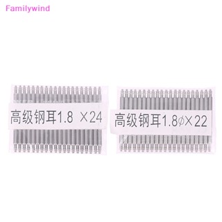 Familywind&gt; สปริงบาร์ สเตนเลส โลหะ สีเงิน 1.8 มม. 10-26 มม. อุปกรณ์เสริม สําหรับซ่อมแซมสายนาฬิกาข้อมือ 20 ชิ้น