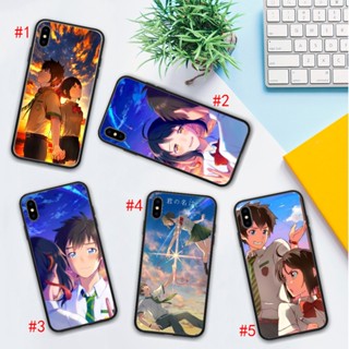 เคสโทรศัพท์มือถือ ลาย Kimi no Na wa สําหรับ iphone 5 5S 6 6S 7 8 Plus SE 2016 2020 XW10