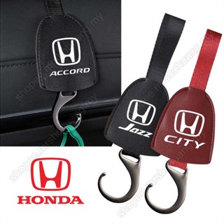 ตะขอหนังแขวนเบาะรถยนต์ อเนกประสงค์ อุปกรณ์เสริม แบบสร้างสรรค์ สําหรับ Honda Accord City Civic Crv Hrv Jazz Vezel