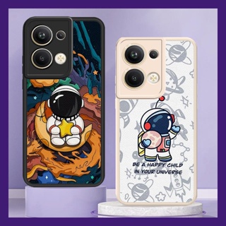 leather luxurious Phone Case For OPPO Reno9 Pro+ 5G/Reno9 Pro Plus Cartoon protective Anti-knock Back Cover heat dissipation