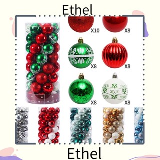 Ethel1 ลูกบอล ขนาดเล็ก สําหรับตกแต่งต้นคริสต์มาส 50 ชิ้น