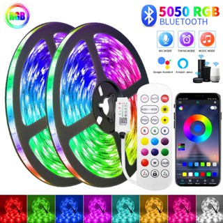 สายไฟ Led RGB 5050 2835 บลูทูธ Wifi กันน้ํา ยืดหยุ่น สําหรับตกแต่งบ้าน ปาร์ตี้ ทีวี