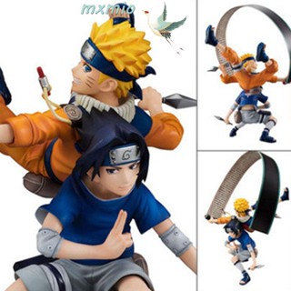 Mxmio ตุ๊กตาฟิกเกอร์ PVC รูปนารูโตะ Uchiha Sasuke Uzumaki ของเล่นสําหรับเด็ก