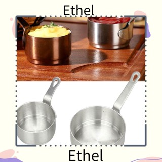 Ethel1 กระทะสเตนเลส ขนาดเล็ก ไม่เหนียวติด สําหรับทําอาหาร