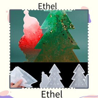 Ethel1 แม่พิมพ์เรซิ่น รูปหยดน้ํา แฮนด์เมด สําหรับทําจี้คริสต์มาส