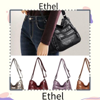 Ethel1 กระเป๋าสะพายไหล่ หลายชั้น ทรงโท้ท สําหรับคุณแม่วัยกลางคน