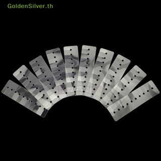 Goldensilver แผ่นแม่แบบ ป้องกันความร้อน สําหรับต่อผม หนังศีรษะ 10 ชิ้น