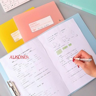 Alisond1 แฟ้มคลิปหนีบกระดาษ A3 4 สี สําหรับนักเรียน