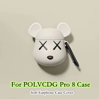 【Ĕĕ】เคสหูฟัง แบบนิ่ม ลายการ์ตูนแอนิเมชั่น สําหรับ POLVCDG Pro 8 POLVCDG Pro 8