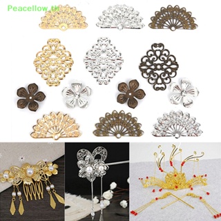 Peacellow ตัวเชื่อมต่อโลหะ ลายดอกไม้ สําหรับทําเครื่องประดับ DIY 100 ชิ้น
   Th