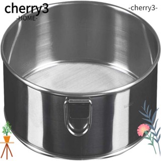 Cherry3 ตะแกรงร่อนแป้ง สเตนเลส 6 นิ้ว 60 ตาข่าย สีเงิน ทนทาน สําหรับห้องครัว 2 ชิ้น