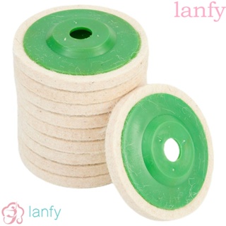 Lanfy แผ่นขัดขนสัตว์ โลหะ อเนกประสงค์ ทนต่อการสึกหรอ สําหรับขัดกระจก