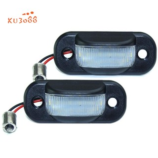 หลอดไฟ LED ติดป้ายทะเบียนรถยนต์ สําหรับ Audi 80 B4 91-95 Cabridet (Type 8G) 91-00 100 C4 90-94 A6 C4