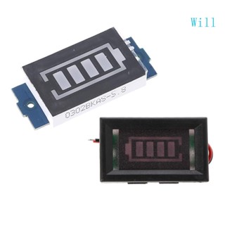 Will โมดูลทดสอบความจุแบตเตอรี่ลิเธียม 1S Single 3 7V Li-ion หน้าจอสีฟ้า สําหรับยานพาหนะไฟฟ้า