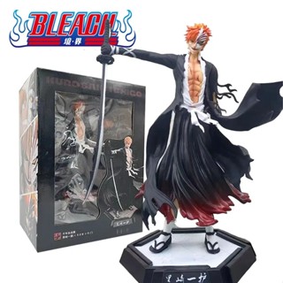 โมเดลฟิกเกอร์ Pvc รูปปั้นอนิเมะ Kurosaki Ichigo 2 หัว ขนาด 30.5 ซม. ของเล่นสะสม