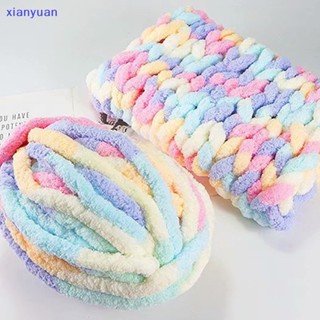 Xianyuan แถบผ้าขนสัตว์ถัก หนานุ่ม แฮนด์เมด Diy สําหรับทําน้ําแข็ง ผ้าพันคอ
