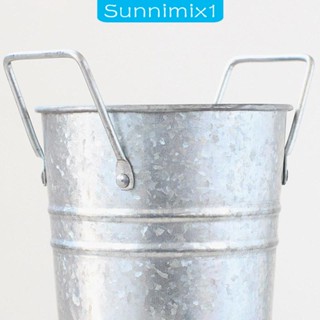 [Sunnimix1] แจกันดอกไม้ สังกะสี พร้อมที่จับ สําหรับตกแต่งบ้าน