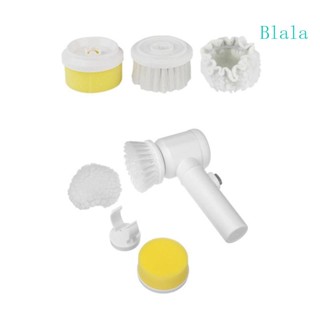Blala 5 In 1 แปรงขัดพื้นไฟฟ้า ไร้สาย สําหรับอ่างอาบน้ํา ห้องครัว ห้องน้ํา