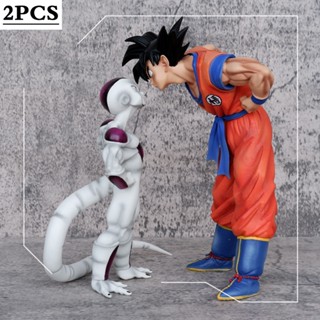 ฟิกเกอร์ Dragon Ball Son Goku and Frieza ของขวัญวันฮาโลวีน คริสต์มาส สําหรับแฟนคลับ 2 ชิ้น ต่อชุด