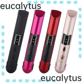 Eucalytus1 เครื่องหนีบผมไร้สาย เซรามิค ขนาดเล็ก ที่ทนทาน สําหรับผู้หญิง ผู้ชาย เครื่องมือจัดแต่งทรงผม