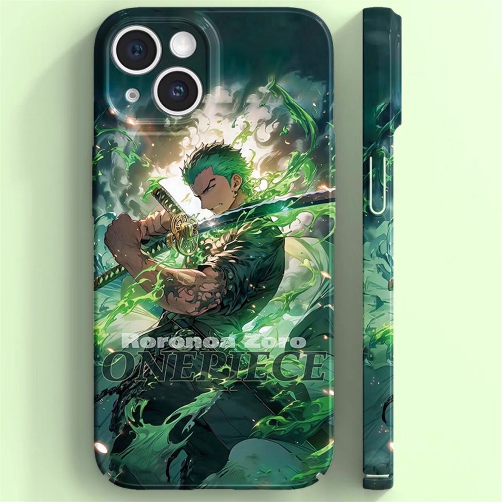 One Piece The Sun God Nica Luffy Zoro Glossy อะนิเมะการ์ตูน Hard อะคริลิคเคสโทรศัพท์สําหรับ iPhone 16 16 14 13 12 11 Pro Max Plus 12 13 Mini ปลอกป้องกันปกหลัง