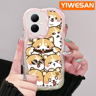 เคสป้องกันโทรศัพท์มือถือ แบบใส ลายการ์ตูนสุนัขชิบะ สําหรับ VIVO Y76 Y76s Y74s 5G Y36 Y77 Y77E 5G Y78 Y78+ 5G IQOO Z6 Lite 5G