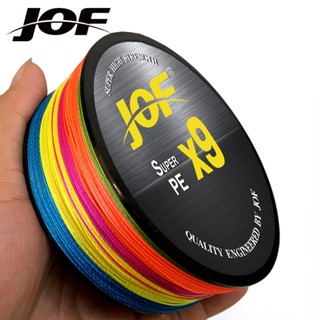 Jof สายเอ็นตกปลา PE 0.14-0.4 มม. 500 ม. 300 ม. 9 เส้น