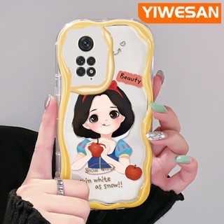 เคสโทรศัพท์มือถือ ซิลิโคนนุ่ม ใส กันกระแทก ลายการ์ตูนสโนว์ไวท์ หลากสี สําหรับ Xiaomi MI Redmi Note 11 11s Poco M4 Pro 4G