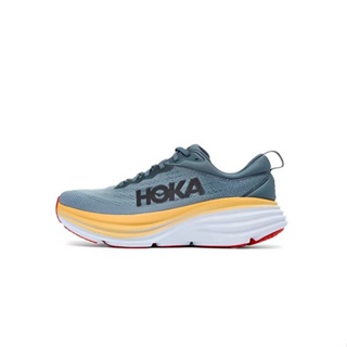 Hoka ONE ONE Bondi 8 รองเท้าผ้าใบลําลอง ระบายอากาศ เหมาะกับการวิ่ง เล่นกีฬา แฟชั่นสําหรับผู้ชาย ผู้หญิง hqaexl22 19261