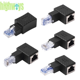 Rj45 อะแดปเตอร์แปลงเครือข่าย ตัวผู้ เป็นตัวเมีย สําหรับ Cat5 Cat6 LAN [highways.th]