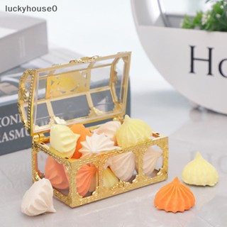 Luckyhouse0^^ กล่องของขวัญ แบบใส สําหรับใส่ขนมหวาน ตกแต่งงานปาร์ตี้ DIY