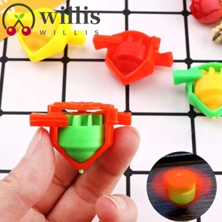 Willis นกหวีด ไจโรสโคป พลาสติก หมุนได้ ของเล่นบรรเทาความดัน ไจโรสโคป พอร์ตคู่ ที่มีสีสัน กีฬากลางแจ้ง