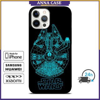 เคสโทรศัพท์มือถือ ลาย Starwars Millennium Falcon สําหรับ iPhone 14 Pro Max 13 Pro Max Samsung Galaxy Note10+ S21Ultra