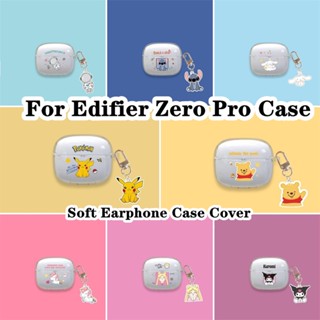 【ของแท้ บูติก】สําหรับ Edifier Zero Pro เคส การ์ตูน เรียบง่าย โปร่งใส สําหรับ Edifier Zero Pro เคสนิ่ม เคสหูฟัง