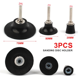 3pcs New Sanding Disc Holder Roloc Roll Lock Pad Holder Rotary Tool 6mm Shank