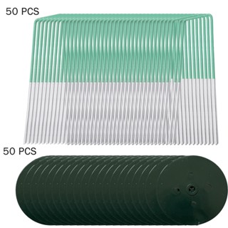 50pcs Yard Waterproof Heavy Duty Fixing Galvanized Steel Nets Mulch Cloth Staples Rrigation Garden Stakes