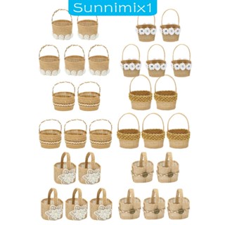 [Sunnimix1] ถุงขนม อเนกประสงค์ ใช้ซ้ําได้ สําหรับปาร์ตี้ฮาโลวีน งานแต่งงาน บ้านฟาร์ม วันหยุด 5 ชิ้น