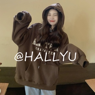 HALLYU เสื้อผ้าผู้ญิง แขนยาว เสื้อฮู้ด คลุมหญิง สไตล์เกาหลี แฟชั่น  ins High quality รุ่นใหม่ สไตล์เกาหลี A28J0AK 36Z230909