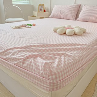 💖ผ้าปูที่นอน💖 3.5 / 5 / 6 ฟุต รัดมุมรอบเตียง 360องศา Fitted Sheet Soft ไม่รวมปลอกหมอน