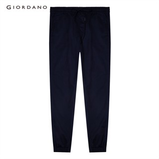 GIORDANO กางเกงจ็อกเกอร์ ผู้ชาย Mens Cotton Jogger Pants 01113017