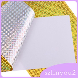 [szlinyou2] สติกเกอร์ฟิล์มโฮโลแกรม ทนทาน 3.9x7.9 นิ้ว 5 ชิ้น