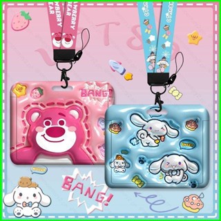 Ganyu Sanrio Kuromi Lotso ปลอกโลหะ ลายการ์ตูนน่ารัก ป้องกันการสูญหาย สําหรับนักเรียน