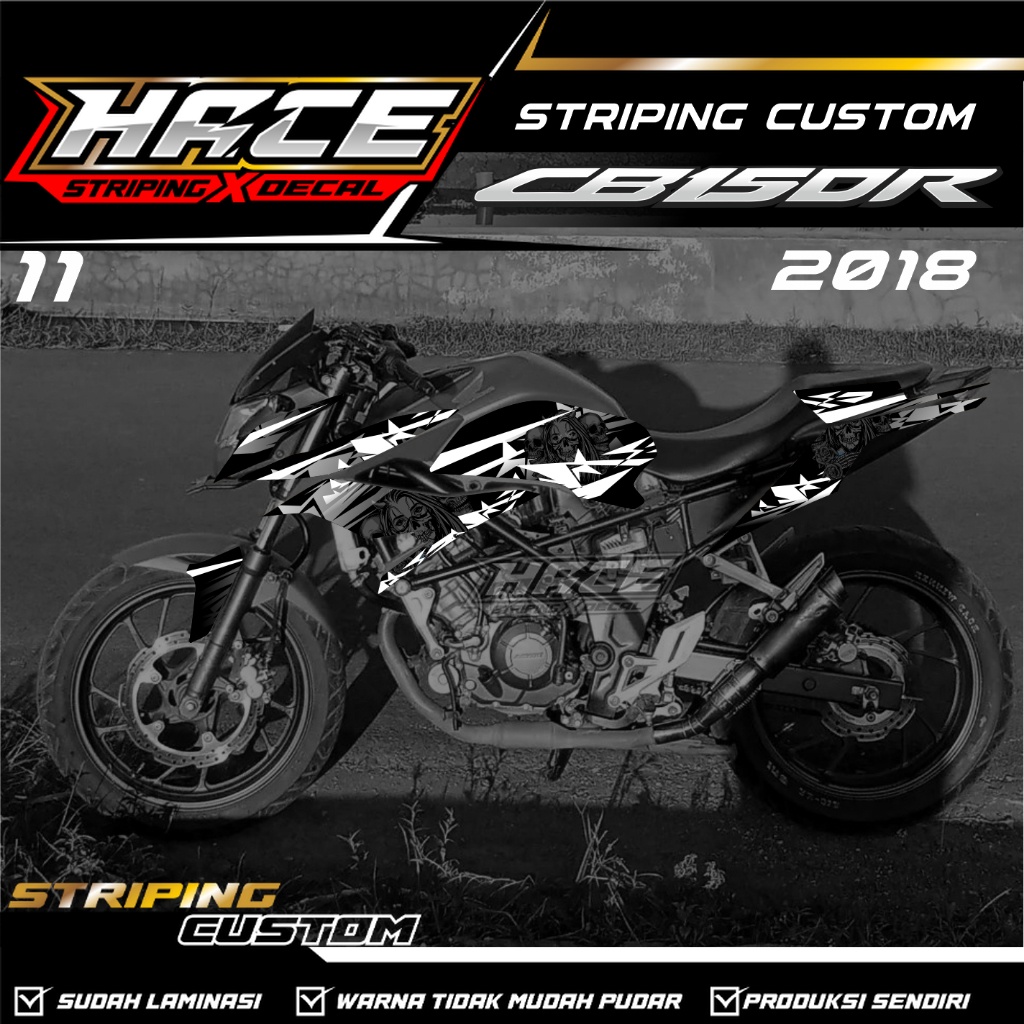 STRIPING CB 150r v3 2018 - สติ๊กเกอร์ STRIPING CB 150r v3 2018 LIST VARIANT 11